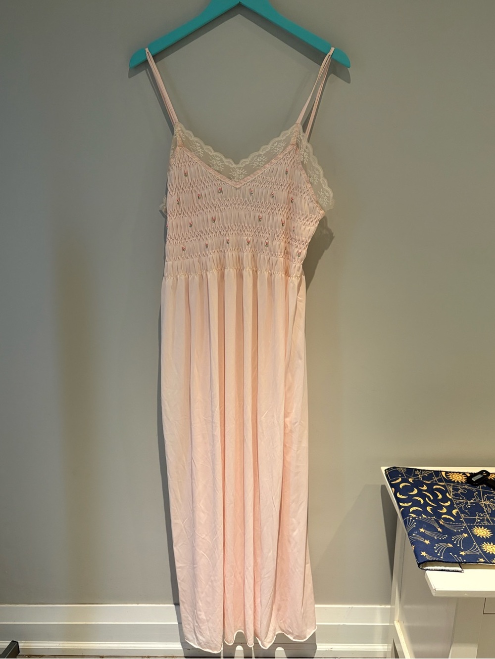 Pink Lacy Nightgown/Slip Dress